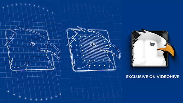 Blueprint Grid Logo Reveal 2 alt