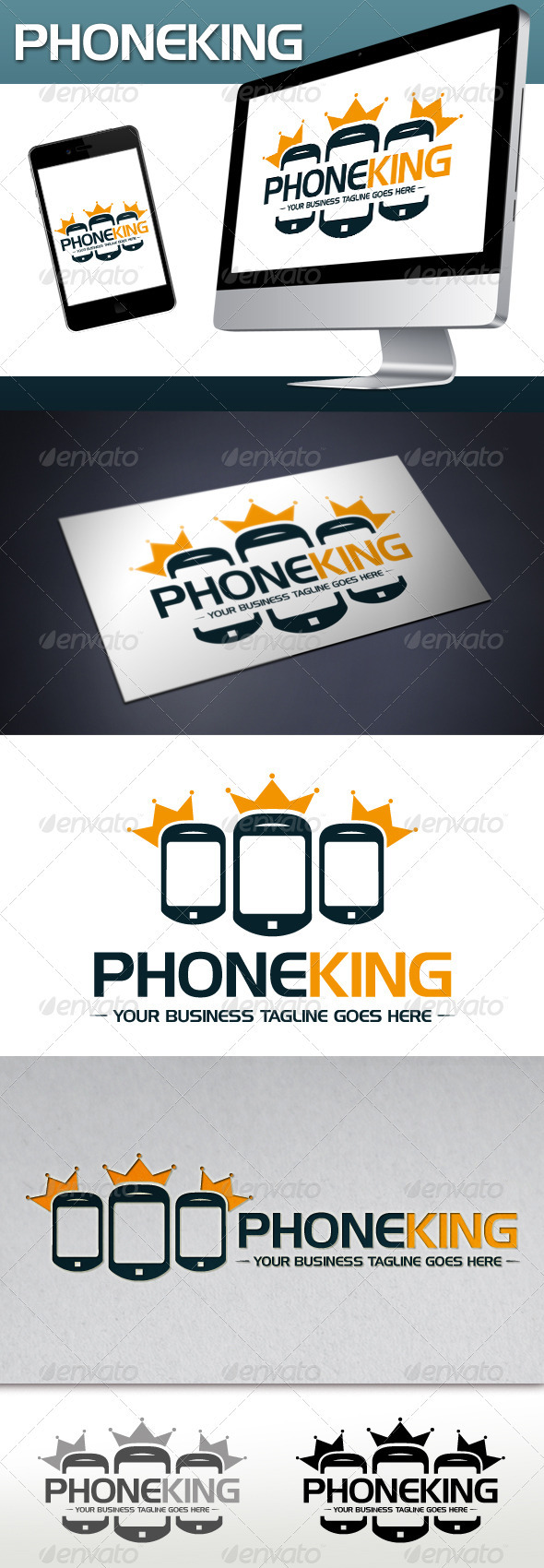 Phone King Logo Template