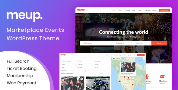 Meup – Event Marketplace WordPress Theme