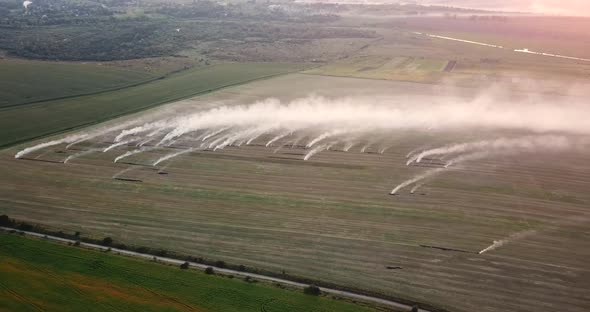 Fire in a Wheat Field