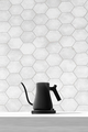 Coffee drip kettle against kitchen wall.  3d render - PhotoDune Item for Sale