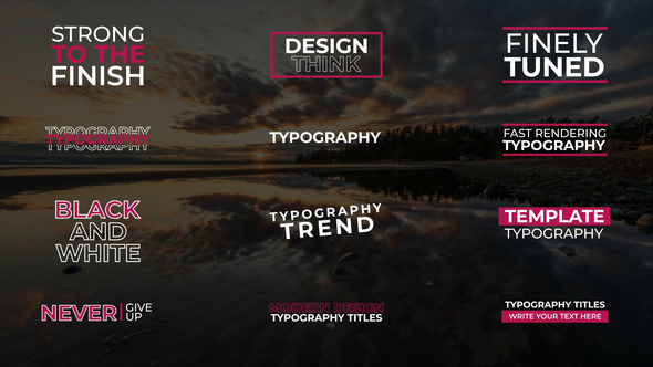 Typography Titles | PP