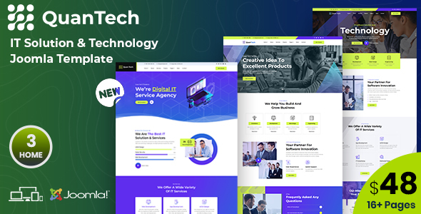 QuanTech - IT Solutions & Technology Joomla 5 Template