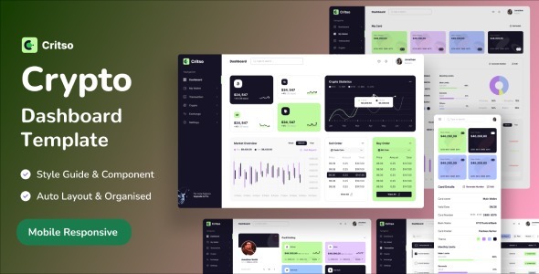 Critso - Crypto Dashboard Figma Template