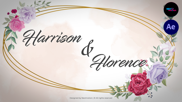 Floral & Watercolor Wedding Invitation 2.0