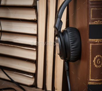 Audiobooks concept