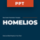 Homelios - Real Estate Powerpoint Template - GraphicRiver Item for Sale