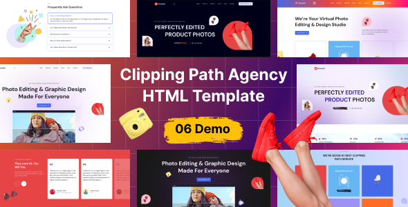 Photodit - Clipping Path Service Html Template