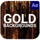 Gold Backgrounds for After Effects - VideoHive Item for Sale