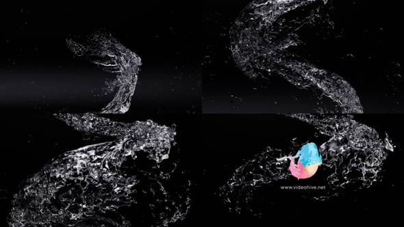 Water Helix  style Logo Reveal alt