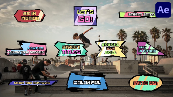 Street Titles | After Effects alt