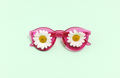Pink sunglasses with daisies - PhotoDune Item for Sale