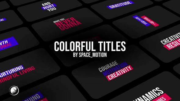 Colorful Titles _AE