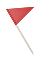 Red triangle toothpick flag - PhotoDune Item for Sale