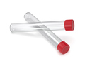 Two test tubes with red caps - PhotoDune Item for Sale