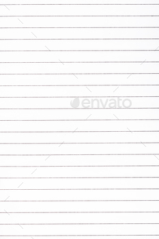 nk lined worksheet exercise book. Empty writing notebook paper sheet template. School and office stationery. Paper texture, closeup