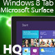 Windows 8 Tablet Microsoft Surface + Touch Cover - 3DOcean Item for Sale