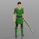 Elf Elven Fanstasy Woodland creature Rigged - 3DOcean Item for Sale
