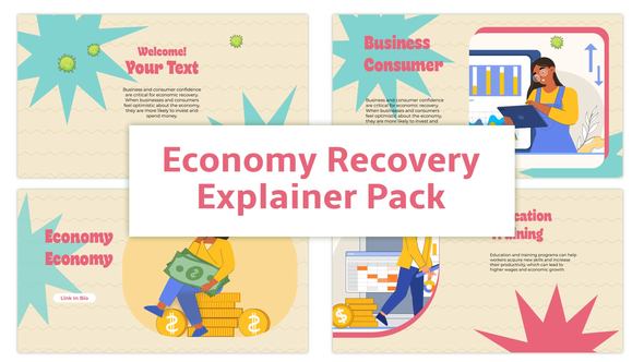 Economy Recovery Explainer Animation Scene