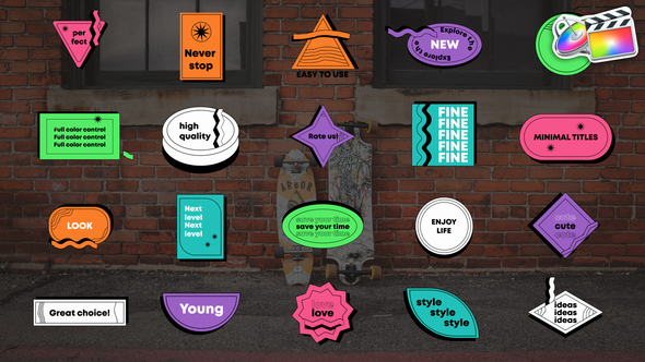 Minimal Titles for FCPX alt