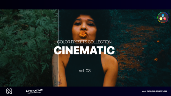 Cinematic LUT Collection Vol. 03 for DaVinci Resolve