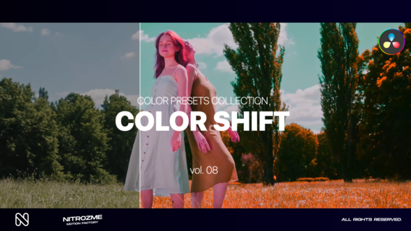 Color Shift LUT Collection Vol. 08 for DaVinci Resolve