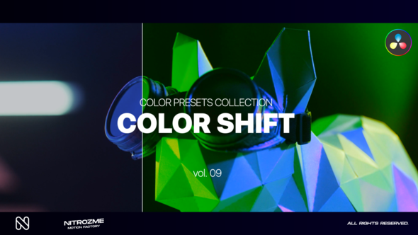 Color Shift LUT Collection Vol. 09 for DaVinci Resolve