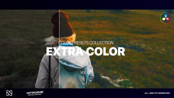 Extra Color LUT Collection Vol. 01 for DaVinci Resolve