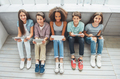 Teenagers with gadgets - PhotoDune Item for Sale