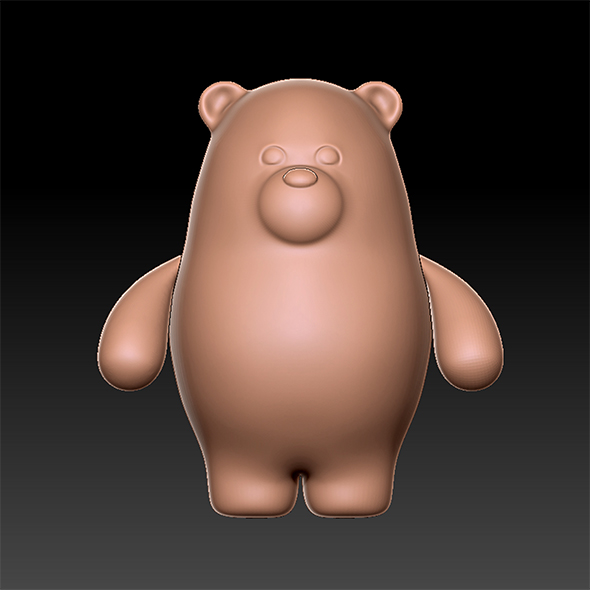 Bear 3d print 3D print