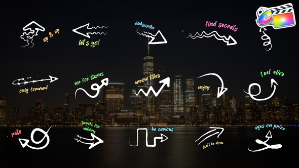 Arrows And Titles for FCPX alt