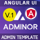 Adminor - Angular Admin & Dashboard Template - ThemeForest Item for Sale