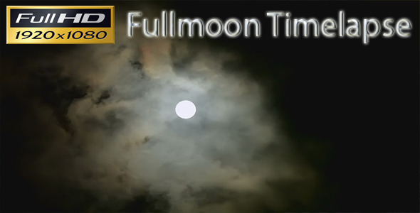 Fullmoon Timelapse FULL HD