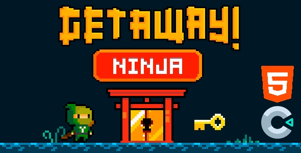 Get Away Ninja HTML5 Game - Construct 3
