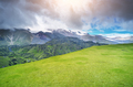Mountain green valley sunshine. - PhotoDune Item for Sale