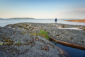 Person on ladoga lake. - PhotoDune Item for Sale