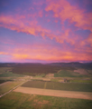 Scenic aerial view of beautiful purple sunset. - PhotoDune Item for Sale