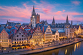 Ghent, Belgium old town cityscape from the Graslei - PhotoDune Item for Sale