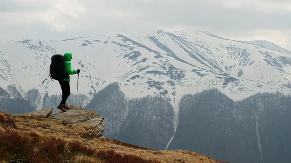 Hiker with Backpack