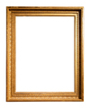 retro classic yellow brown wooden picture frame - PhotoDune Item for Sale