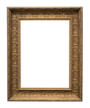 old vertical carved wide golden picture frame - PhotoDune Item for Sale