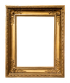 vertical wide rococo gold picture frame isolated - PhotoDune Item for Sale