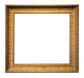 vintage wide carved golden wooden picture frame - PhotoDune Item for Sale