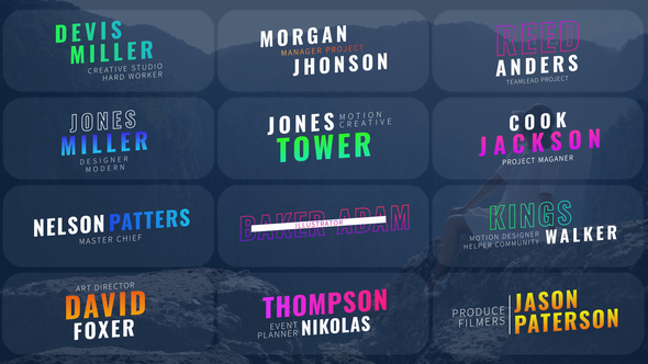 Lower Thirds Colorful alt