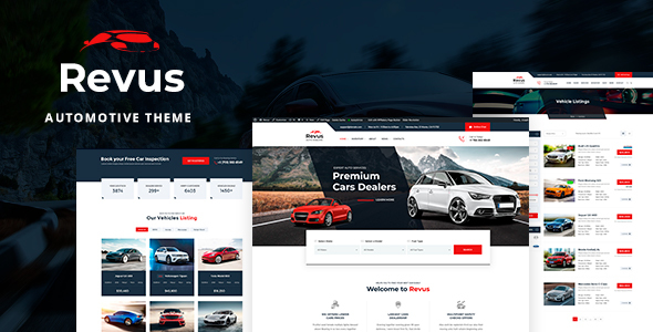 Revus – Automotive & Car Rental WordPress Theme