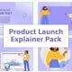 Product Launch Explainer Animation Scene Pack - VideoHive Item for Sale