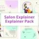 Beauty Salon Explainer Animation Scene Pack - VideoHive Item for Sale