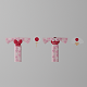Cartoon Lovely Japanese Kimono With Hand Fan 3D model - 3DOcean Item for Sale