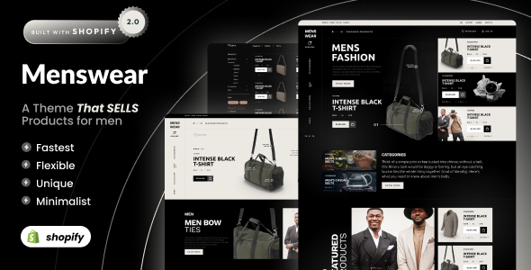 Menswear – Shopify 2.0 Modern Fashion Store Theme