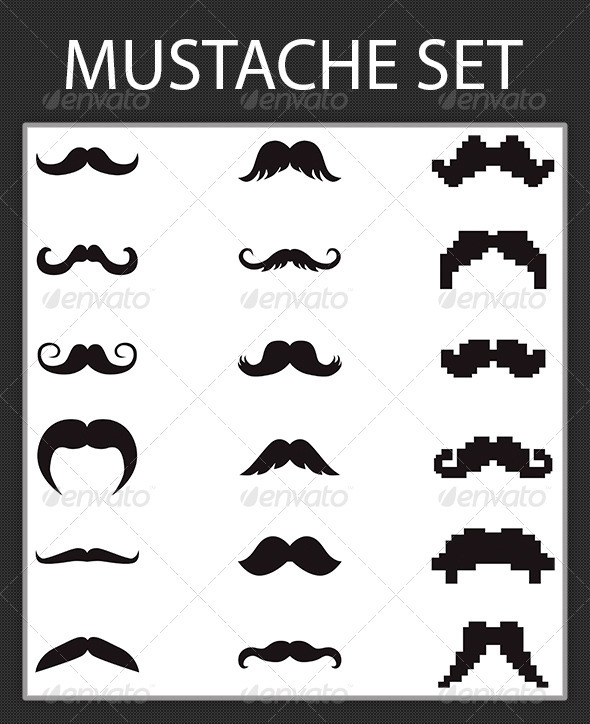 Mustache Set